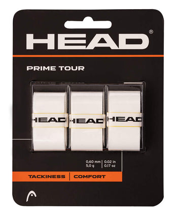 Head Surgrips Prime Tour Blanc 3x - Top Smash