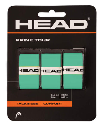 Head Surgrips Prime Tour Menthe 3x - Top Smash