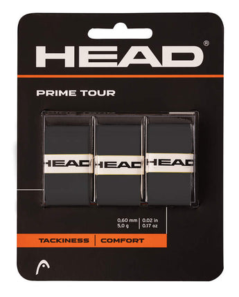 Head Surgrips Prime Tour Noir 3x - Top Smash